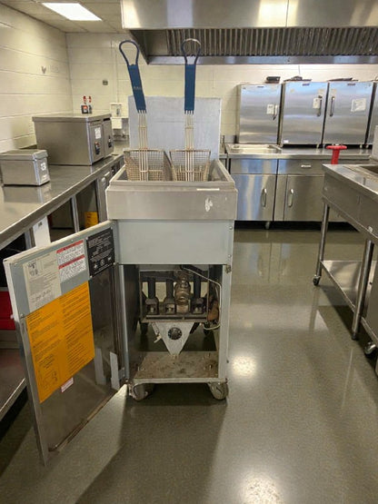Premium Condition – Vulcan Commercial Gas Fryer – Natural Gas - Fully Tested & Working!
