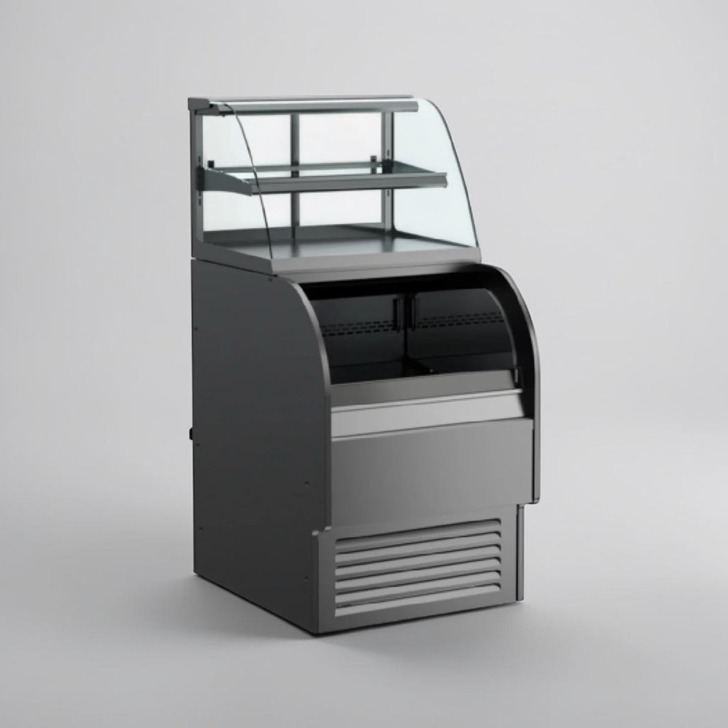 Superior Condition – Structural Concepts Oasis COU2757R – 27½″ Dual-Temperature Service/Self-Service Merchandiser – 120V – Fully Tested & Operational!