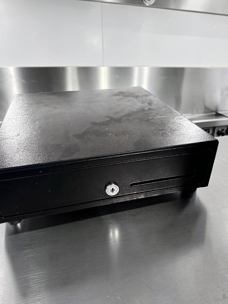 High-Grade Condition – APG Vasario VB452-BL1313 – 13″ Electronic POS Cash Drawer – 24VDC – Fully Tested & Operational!