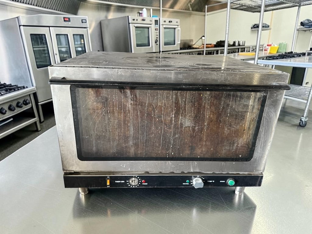 Professionally Maintained Condition – Cooler Depot FD-100 – Full-Size Commercial Countertop Electric Convection Oven – 4-Tier – Dual Fan – Steam/Humidity Function – 208-240V – 3,500-4,600W – Fully Tested & Operational!