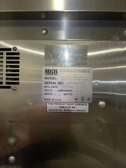 Outstanding Condition – BevLes CATD-CV25HWM36 Heated Proofing Cabinet – Fully Tested & Working