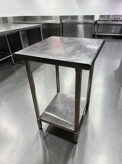 Immaculate Condition – All Stainless Steel 24” x 24” Commercial Work Table – Prep Table – Ready for Commercial Use!