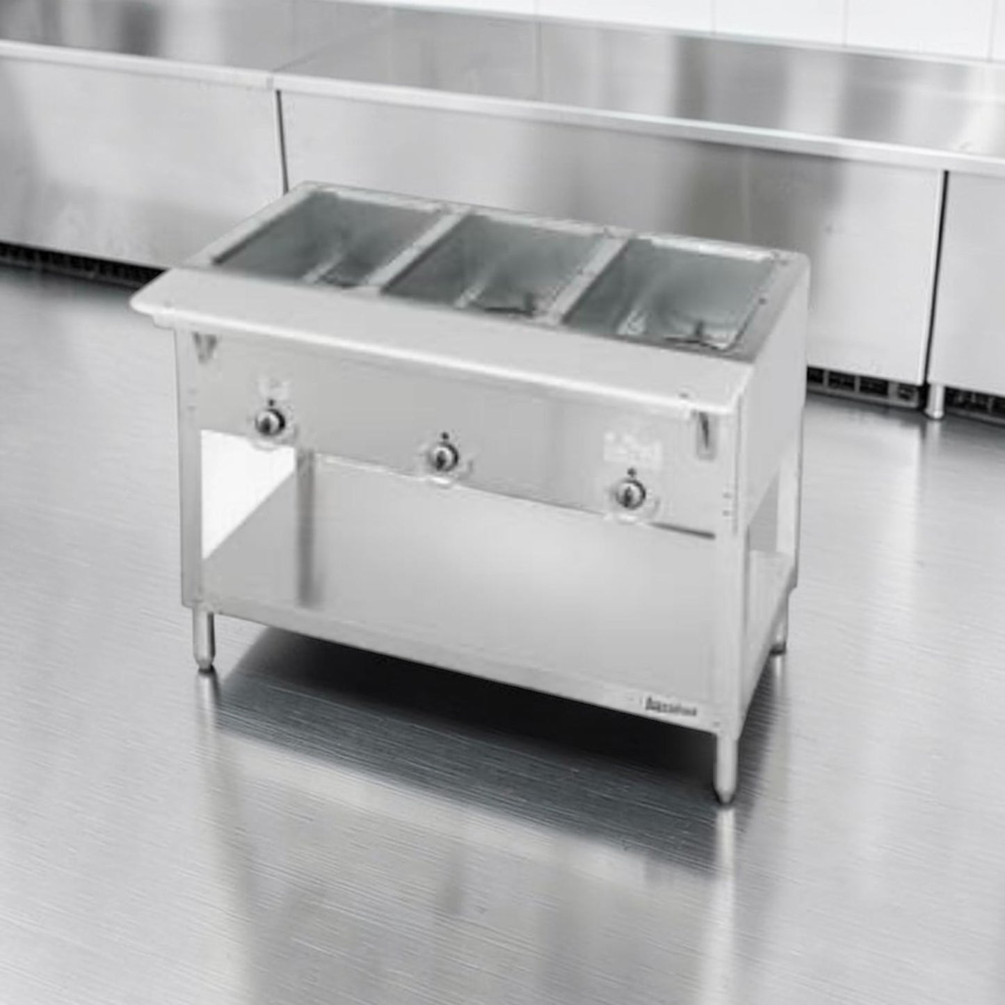 Superior Condition – Duke E303 Aerohot Electric 3 Compartment Steam Table – Stainless Steel Commercial Food Warmer – Fully Tested & Operational!