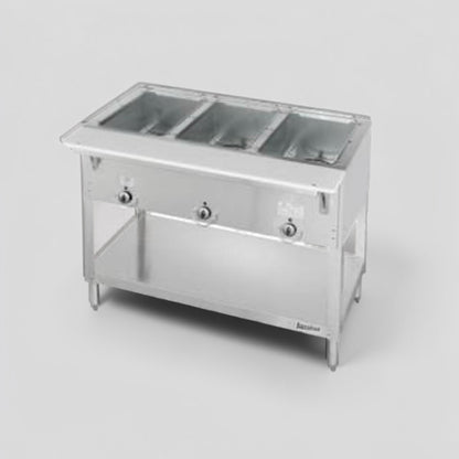 Superior Condition – Duke E303 Aerohot Electric 3 Compartment Steam Table – Stainless Steel Commercial Food Warmer – Fully Tested & Operational!