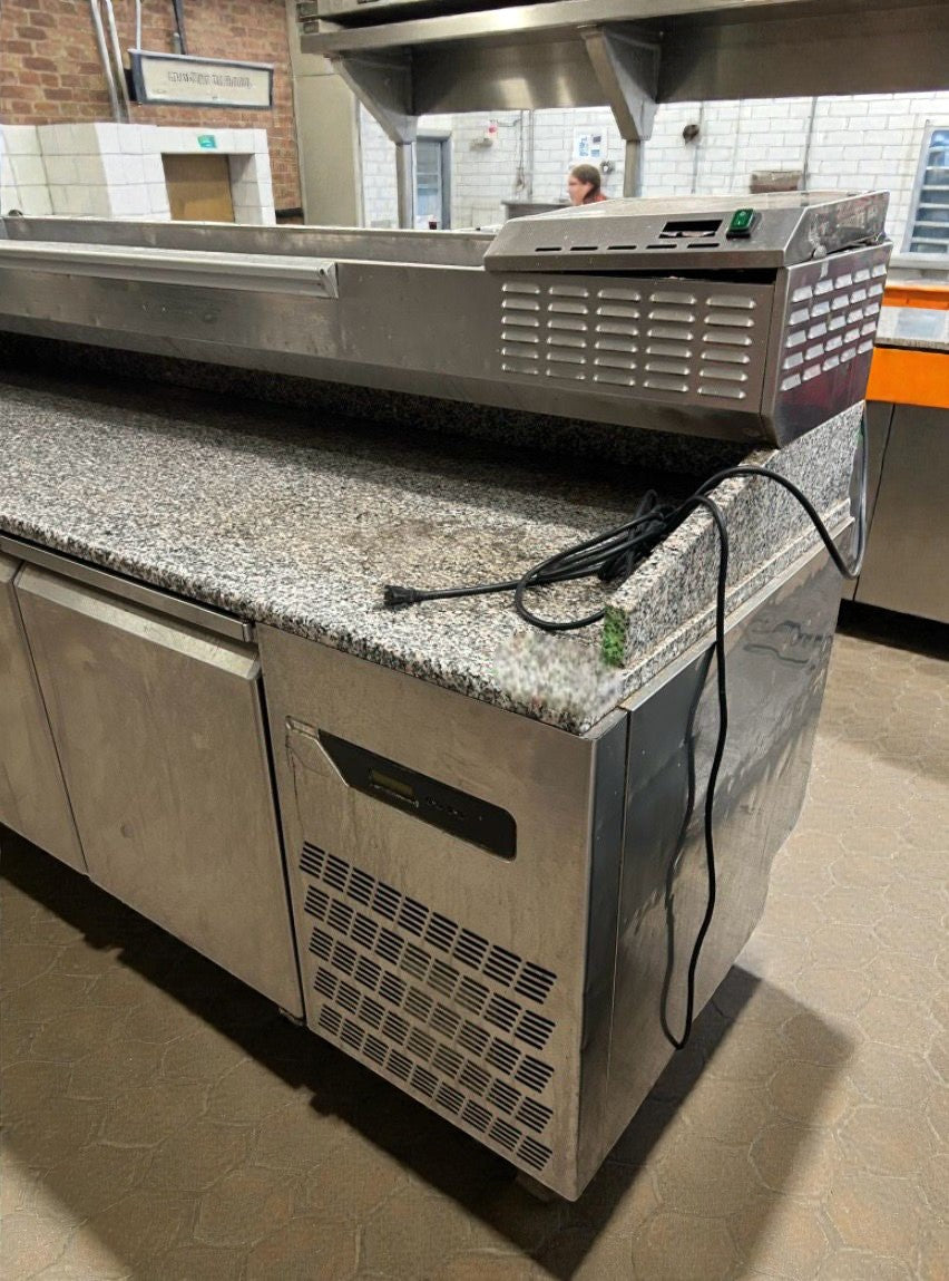 Top-Tier Condition – Marra Forni 87″ Commercial Self-Contained Prep Table – 115V / Single Phase – Fully Tested & Working!