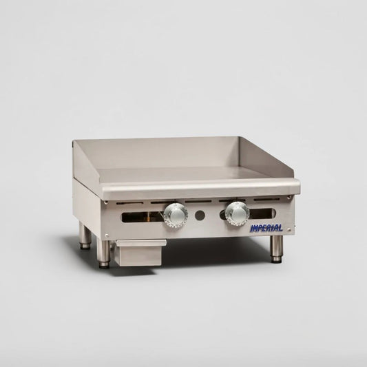 Top-Tier Condition – Imperial ITG-24 – 24" Commercial Gas Griddle – Thermostatic Controls – 1" Steel Plate – Natural Gas – Fully Tested & Operational!