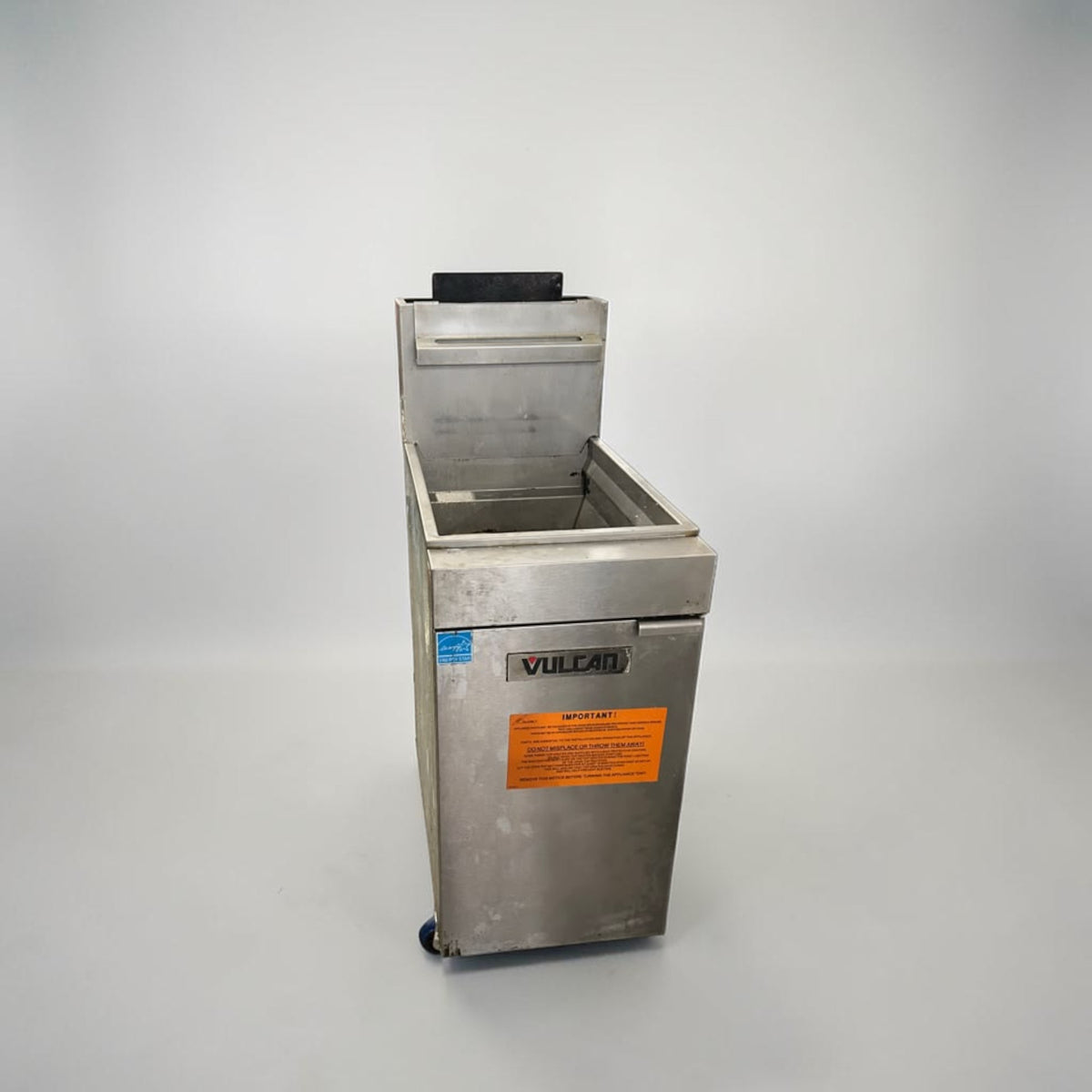 Prime Condition – Vulcan 1VEG35M – 35–40 lb. Commercial Natural Gas Floor Fryer – 70,000 BTU – ENERGY STAR® – Fully Tested & Operational!