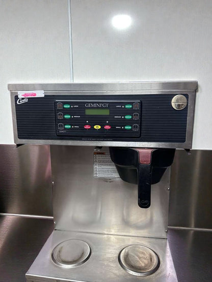 High-Quality Condition – Curtis GEMTS10A1000 Gemini Twin Commercial Coffee Brewer – 220V – UL & NSF Listed – Fully Tested & Operational!
