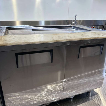 Outstanding Condition – True TSSU-48-18M-B-HC 48” Mega Top Sandwich / Salad Prep Table – Refrigerated Base – 115V – Fully Tested & Operational!