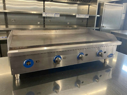 Pristine Condition – Globe Commercial Gas Griddle – Stainless Steel – Fully Tested & Working!