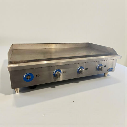 Pristine Condition – Globe Commercial Gas Griddle – Stainless Steel – Fully Tested & Working!