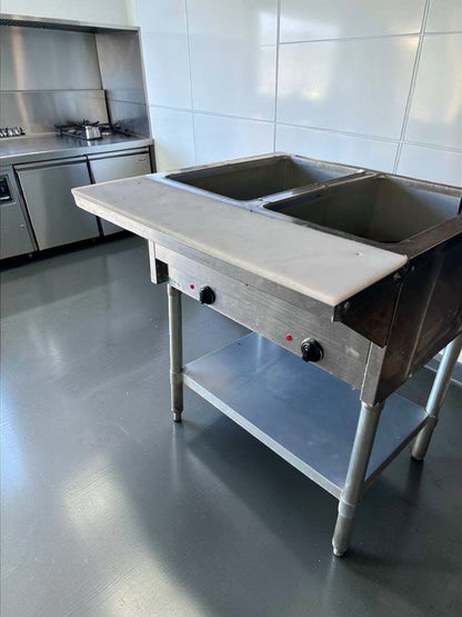 Exceptional Condition – GSW ST-2WOE-12 – Commercial Electric Steam Table – 2-Well Food Warmer – ETL Listed – Fully Tested & Operational!