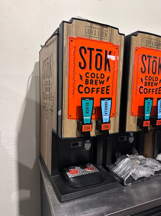 Top-Tier Condition – CreaMiser Model 230 – STŌK Commercial Refrigerated Cold Brew Coffee Dispenser – 2 Flavor Taps – Digital Temperature Control – 110V – NSF & cULus Listed – Fully Tested & Operational!