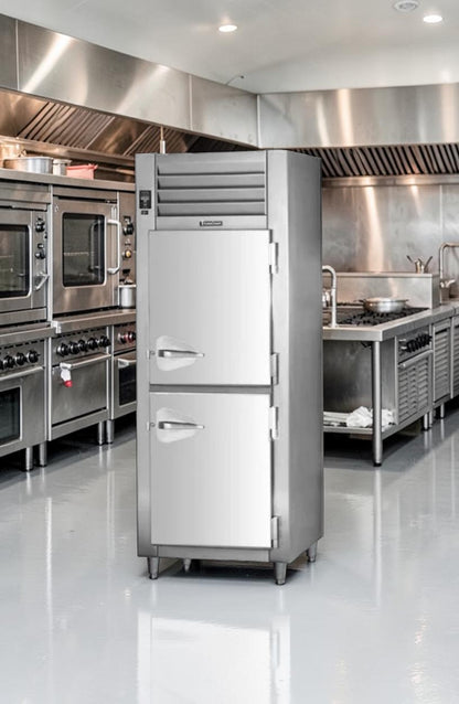 Prime Condition – Traulsen RHT132WUT-HHS – Specification Line One-Section Reach-In Refrigerator – Half Door Design – 24.2 Cu. Ft. – Stainless Steel – UL / NSF Listed – Fully Tested & Operational!