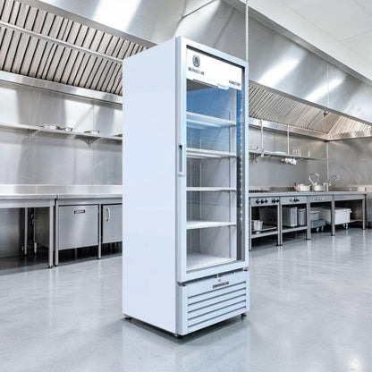 Premium Condition – Beverage-Air MT23-1W Marketeer Series – 29 1/2" One-Section Glass-Door Merchandiser – 19.2 Cu. Ft. – ENERGY STAR® – 115V – Fully Tested & Operational!