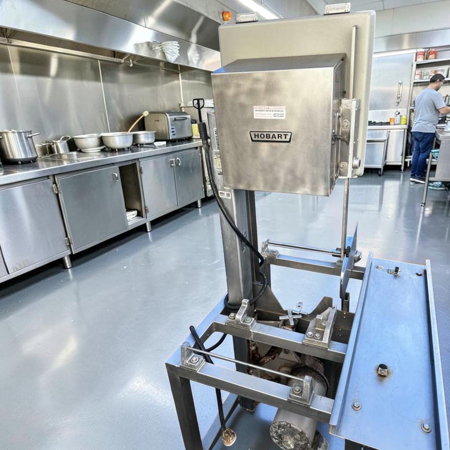 Superior Condition – Hobart 5701D Commercial Meat Saw – 3 HP – 3 Phase – Heavy-Duty Butcher Equipment – Fully Tested & Operational!