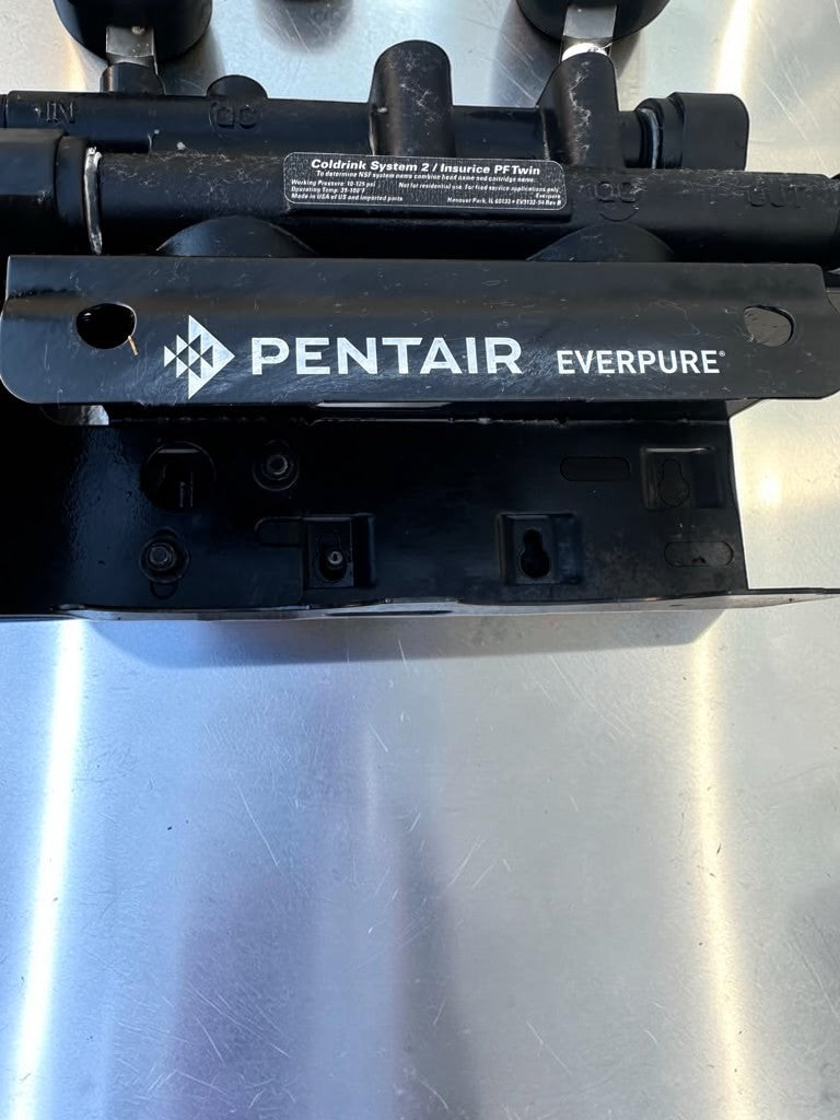 Prime Condition – Pentair Everpure E-Series E20 – Commercial Water Prefilter with Twin-Series Filter Head – Dual Pressure Gauges – 20″ Housing – Fully Tested & Operational!