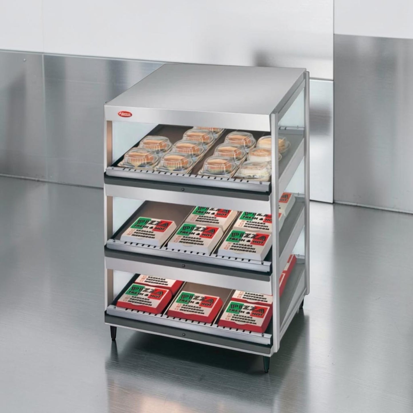 Outstanding Condition – Hatco GRSDS-24T Glo-Ray – 24-Inch Triple-Shelf Self-Service Heated Merchandiser – 120V – Fully Tested & Operational!