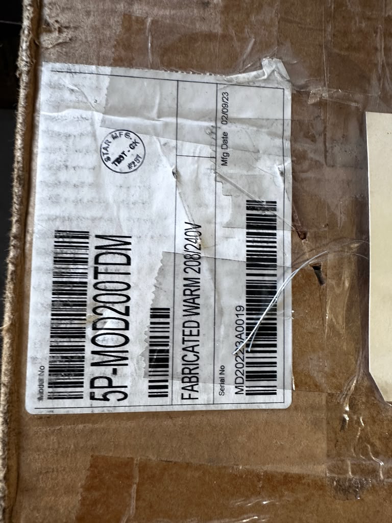 Brand New – Wells 5P-MOD200TDM – Two-Well Top-Mount Drop-In Food Warmer – Thermostatic Controls, Drains & Manifold – 208/240V!