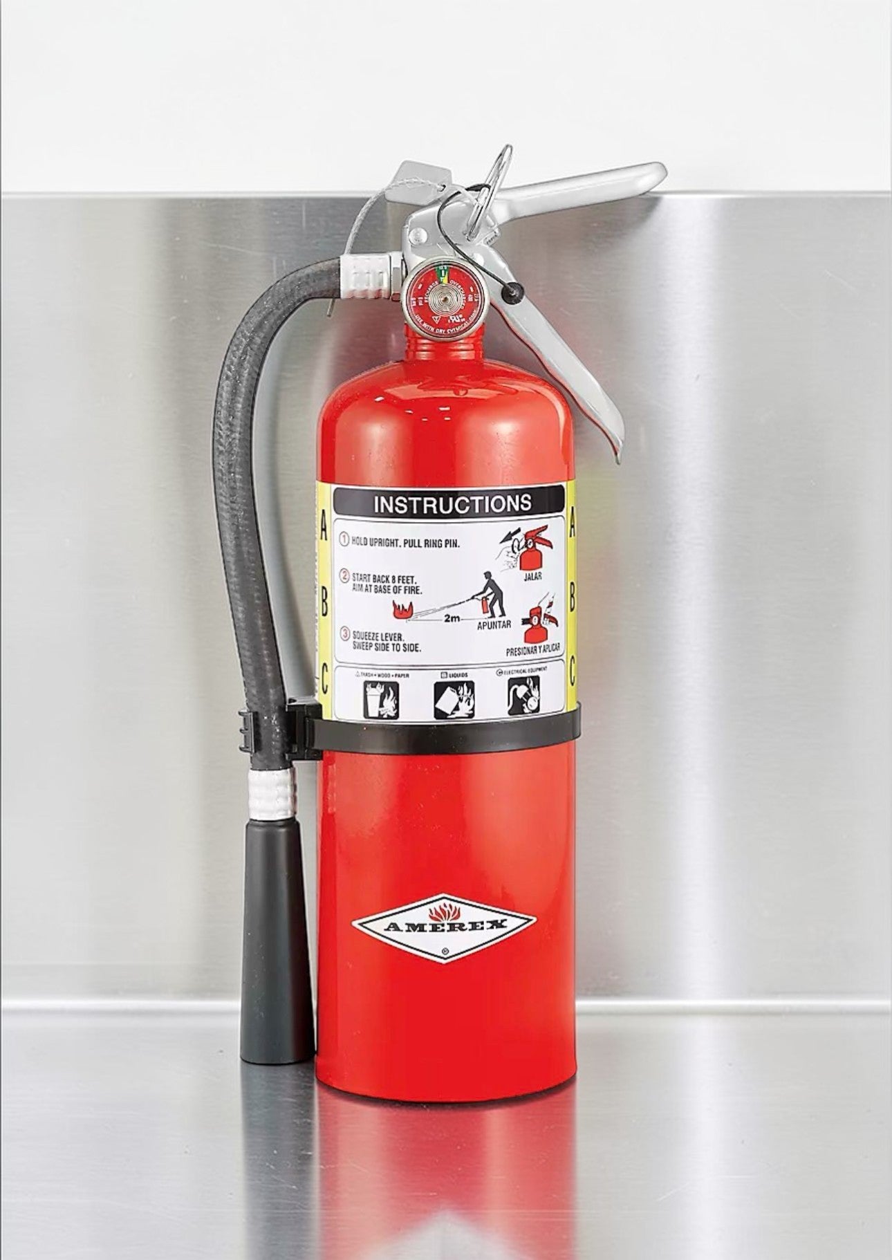 Prime Condition – Commercial 5 lb ABC Fire Extinguishers – 2A:10B:C Rating – UL Listed Safety Equipment – Restaurant & Kitchen Protection