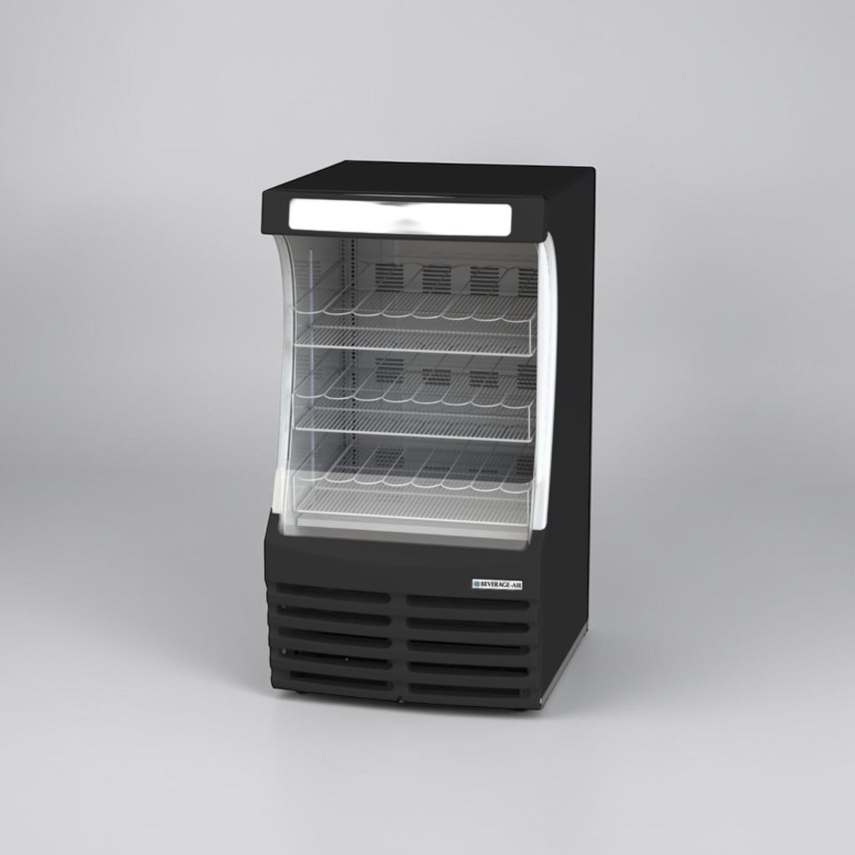 Superior Condition – Beverage-Air BZ13-1 Breeze – 30" Commercial Open-Air Curtain Refrigerated Merchandiser – 10.7 Cu. Ft. – 3 Adjustable Shelves – 115V – R134a – Fully Tested & Operational!