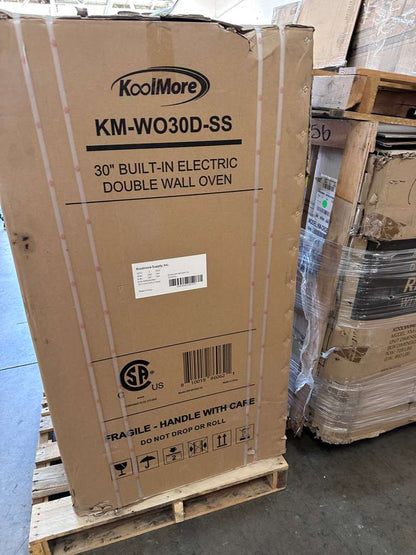 Brand New - Never Used – Scratch & Dent KoolMore KM-WO30D-SS 30″ Electric Double Wall Oven