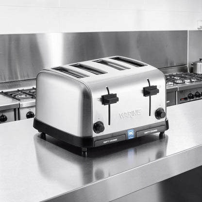 Outstanding Condition – Waring WCT708 – Commercial Four-Slice Pop-Up Toaster – 120V – NSF & UL Listed – Fully Tested & Operational!