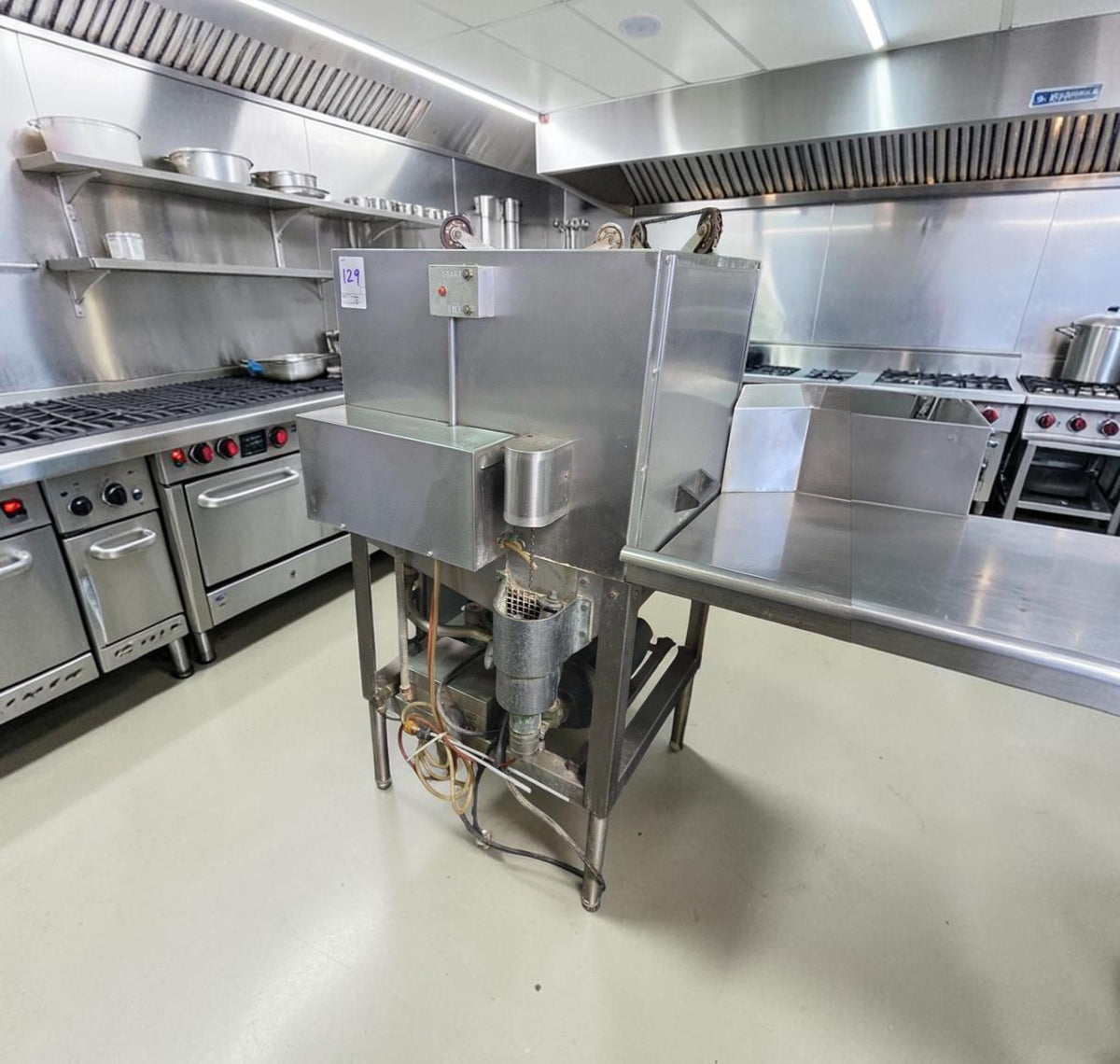 Top-Tier Condition – CMA Dishmachines Commercial Pass-Through Dishwasher – Stainless Steel Door-Type Warewasher – Fully Tested & Operational!