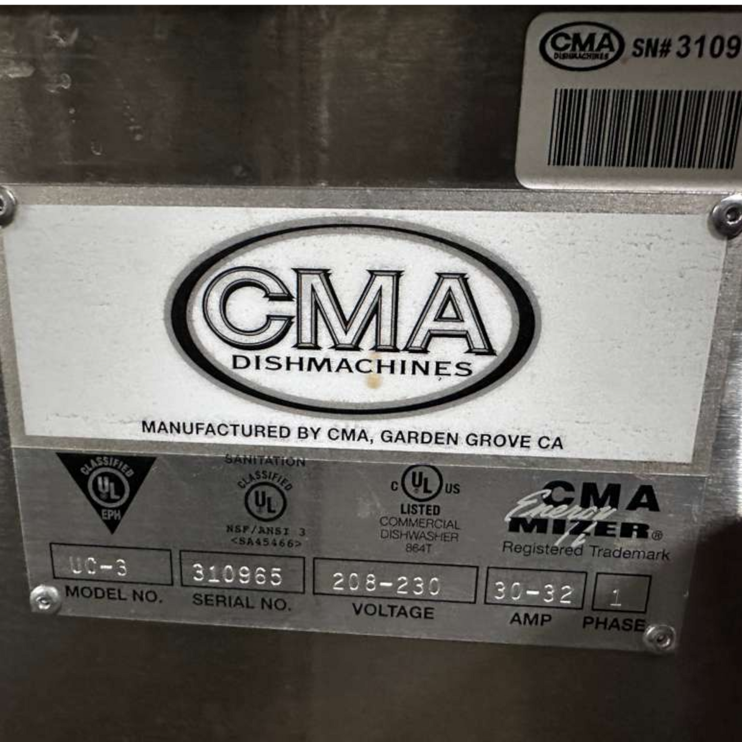 Flawless Condition – Perlick PKHT24 Commercial Underbar Glasswasher – High-Temp Door Type – 24” Wide – 30 Racks/Hour – Fully Tested & Operational!