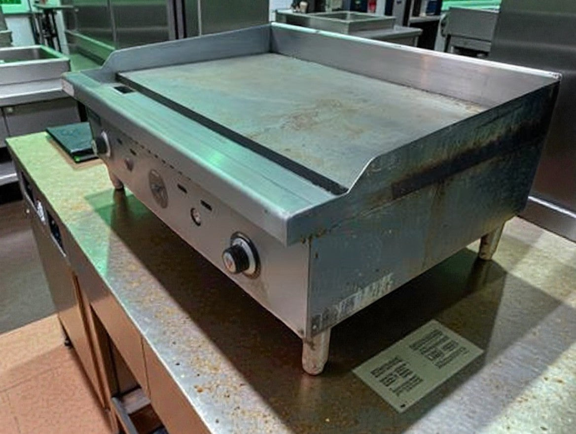 Premium Condition – Vulcan MSA36 36" Commercial Gas Griddle – Thermostatic Controls – Natural Gas – Fully Tested & Working!