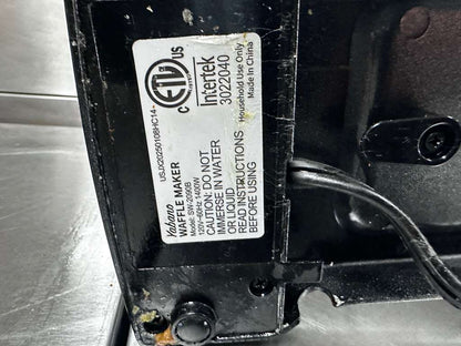 Dependable Condition – Yabano SW-290B – Rotating Belgian Waffle Maker – 1200W – 120V – ETL Listed – Fully Tested & Operational!