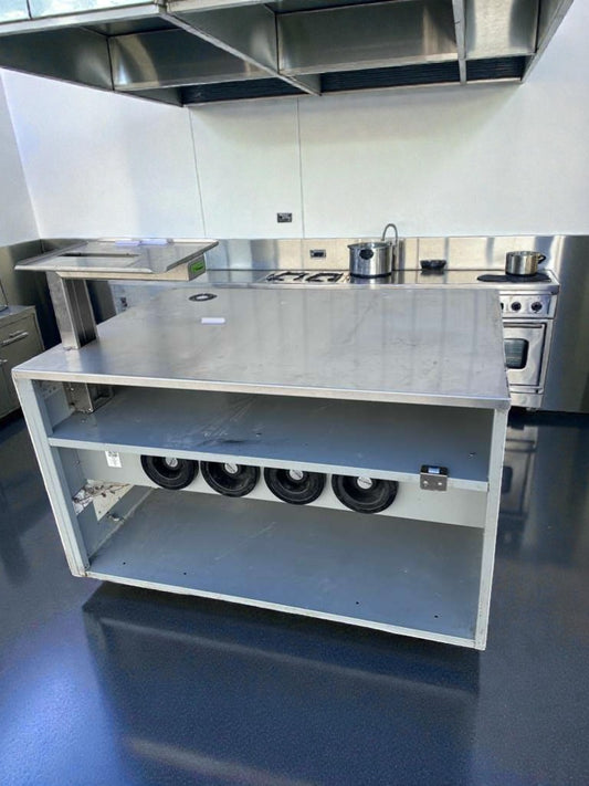 Outstanding Condition – Commercial Heated Holding Cabinet with Overhead Heat Shelf – 48” Pass-Through Station – Fully Tested & Operational!