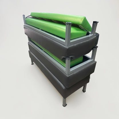 Superb Condition – Commercial Restaurant Booth Seating – Upholstered Vinyl Cushions – Heavy-Duty Frame – Fully Inspected & Ready for Use!