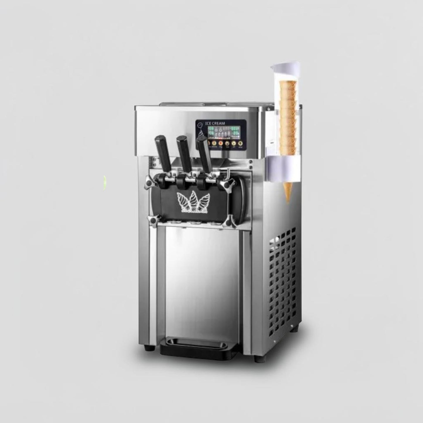 Like-New Condition – VEVOR ZM-A168 – Commercial Countertop Soft Serve Ice Cream Machine – 2+1 Flavor – 5 Gal/H – 110V – 1200W – Fully Tested & Operational!