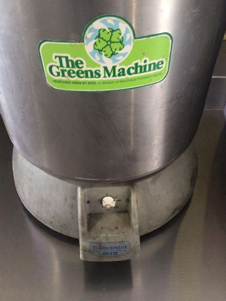 Premium Condition – The Greens Machine by Electrolux DITO – Commercial Vegetable Dryer / Spinner – Stainless Steel – Fully Tested & Working!
