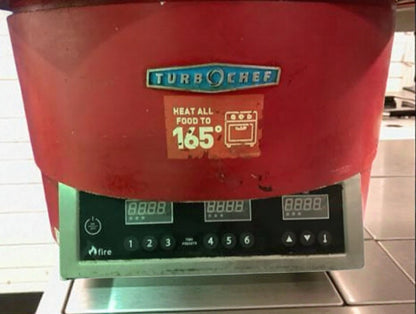 Premium Condition – TurboChef FIRE Countertop Pizza Oven – Single Deck – 208–240V / 1PH – Red – UL Listed – Fully Tested & Operational!