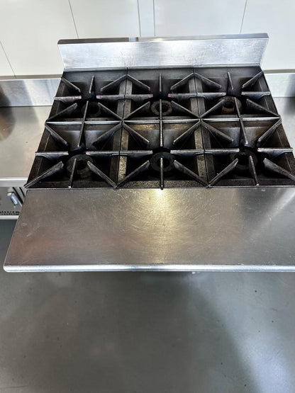 Optimal Condition – Vulcan – 36" Commercial 6-Burner Countertop Gas Hot Plate / Range – 150,000 BTU – Heavy Cast-Iron Grates – Fully Tested & Operational!