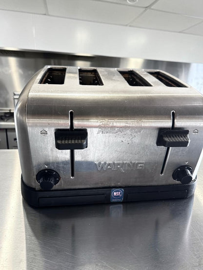 Outstanding Condition – Waring WCT708 – Commercial Four-Slice Pop-Up Toaster – 120V – NSF & UL Listed – Fully Tested & Operational!