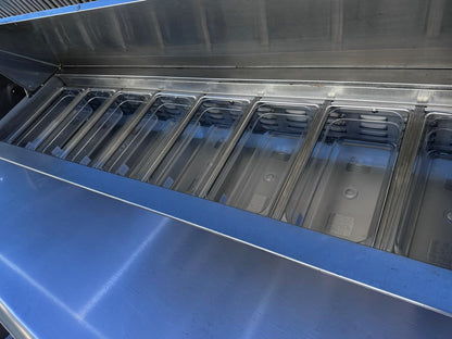 Superior Condition – Avantco SS-PT-60-HC – 60" Two-Door Refrigerated Sandwich / Salad Prep Table – 15 Cu. Ft. – 115V – Fully Tested & Operational!