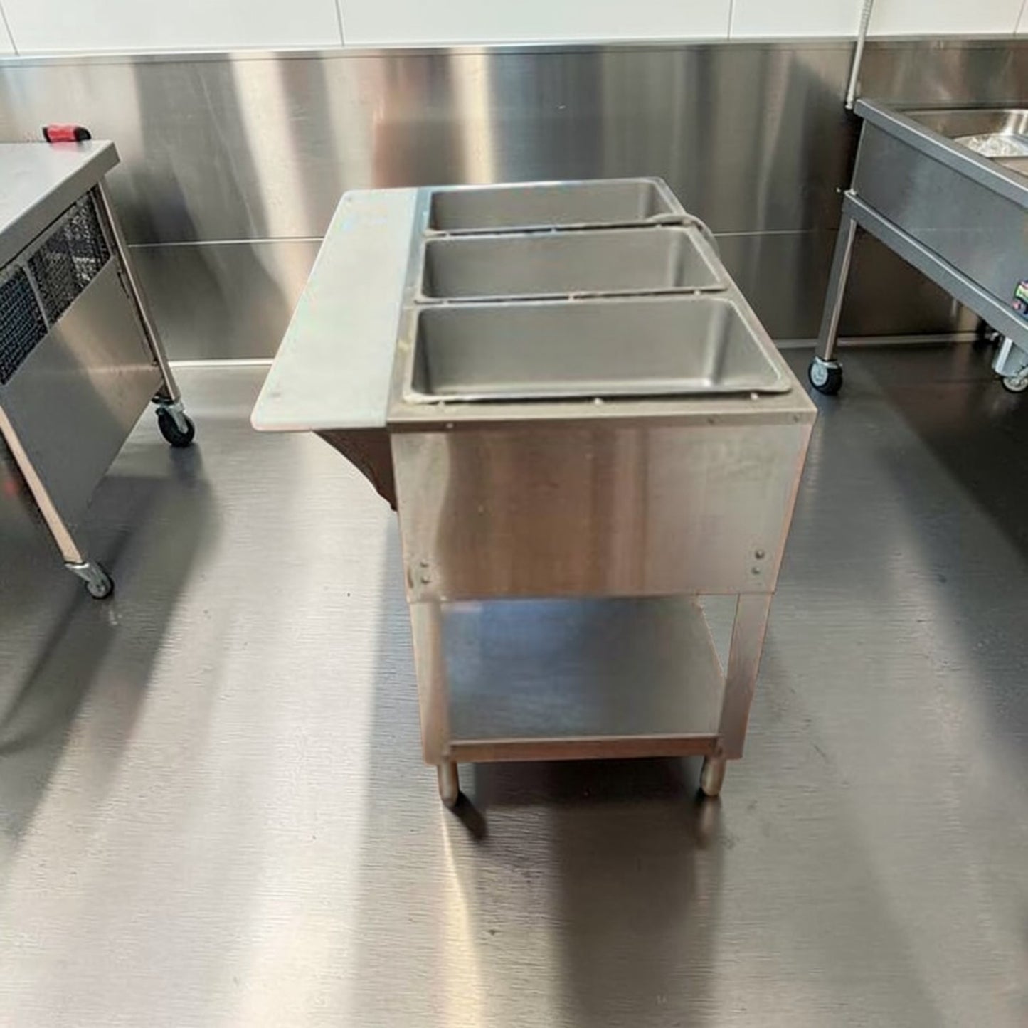 Superior Condition – Duke E303 Aerohot Electric 3 Compartment Steam Table – Stainless Steel Commercial Food Warmer – Fully Tested & Operational!