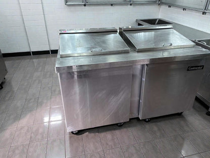 Excellent Condition – Continental Commercial Refrigerated Prep Table – Stainless Steel – NSF & UL Listed – Fully Tested & Operational!