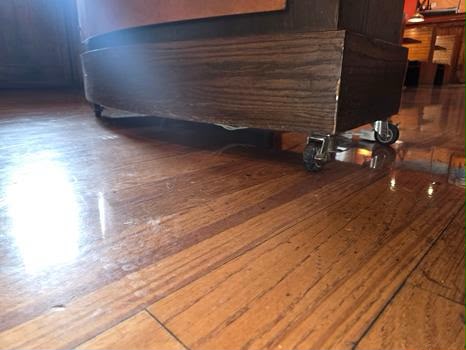 Elite Condition – Custom Decorative Host Stand – Wood & Metal Restaurant Reception Station – Mobile on Wheels – Ready for Commercial Use!