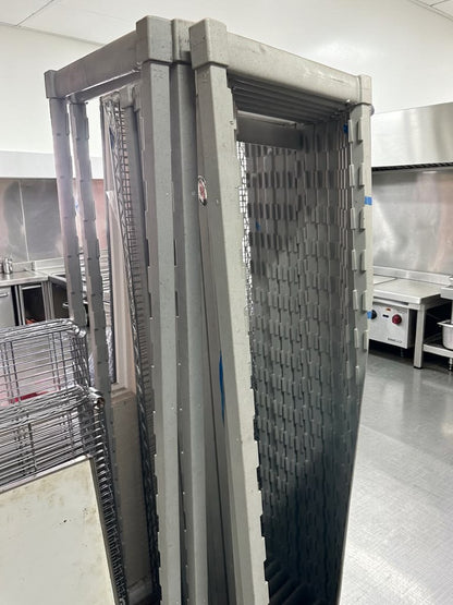 Exceptional Condition – Lot of Approx. 8 Cambro CPU214864V4480 Camshelving Premium – 48" x 21" x 64" Heavy-Duty 4-Tier Vented Shelving Units – NSF Certified – Ready for Commercial Use!