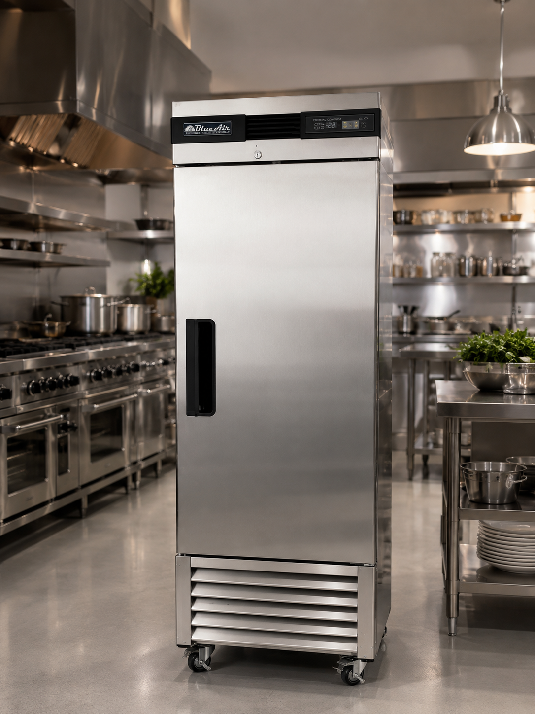 Exceptional Condition – Blue Air BSF23-HC – 26.75" One-Section Solid Door Reach-In Freezer – 23 Cu. Ft. – 115V – Fully Tested & Operational!