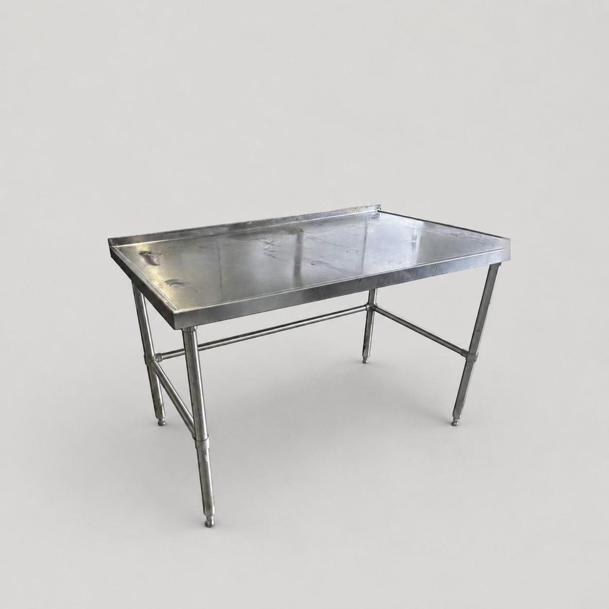 Remarkable Condition – Stainless Steel Commercial Work Table – Approx. 60" x 36" – Open Base Prep Table – Fully Inspected & Ready for Use!