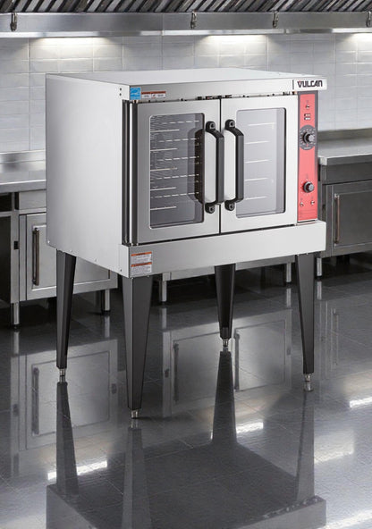 Excellent Condition – Vulcan VC4GD-2 – Commercial Gas Convection Oven – Single Deck – Solid State Controls – 50,000 BTU – UL Listed – Fully Tested & Operational!