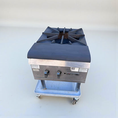 Top-Tier Condition – Commercial Gas Stock Pot Range – Single Burner – Heavy-Duty Cast Iron – Fully Tested & Operational!