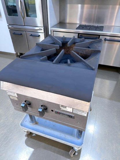 Top-Tier Condition – Commercial Gas Stock Pot Range – Single Burner – Heavy-Duty Cast Iron – Fully Tested & Operational!