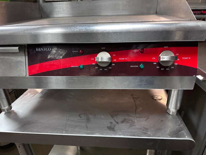 Outstanding Condition – Avantco 177EG24N – Commercial Electric Griddle – 24 in – ETL Listed – Fully Tested & Operational!