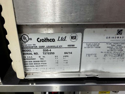 Exceptional Condition – Crathco D35-4 – Triple Bowl Refrigerated Cold Beverage Dispenser – 115V – NSF & UL Listed – Fully Tested & Operational!